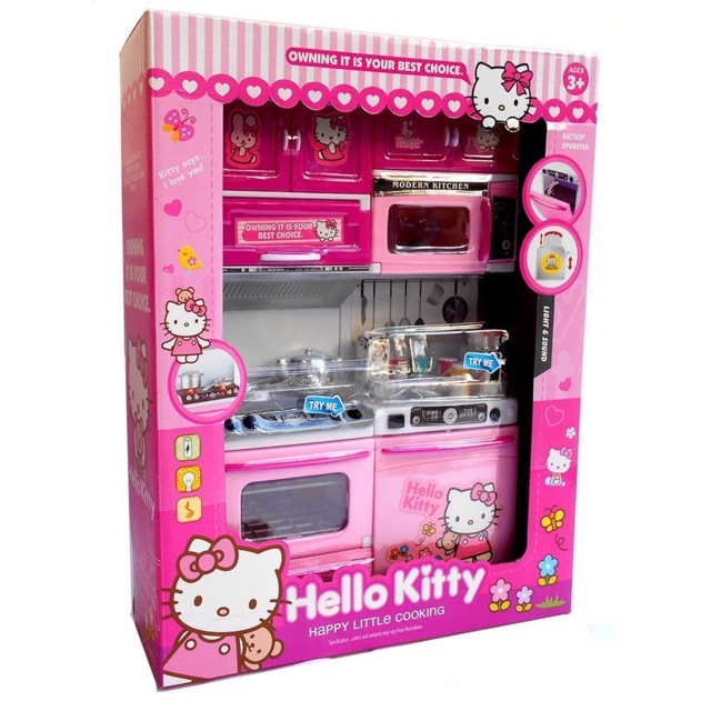 Nhiều Mẫu  Bộ Bếp Mini Màu Hồng Kitty / Xanh Elsa Cho Bé Gái  Nhiều mẫu các bạn click xem nhé