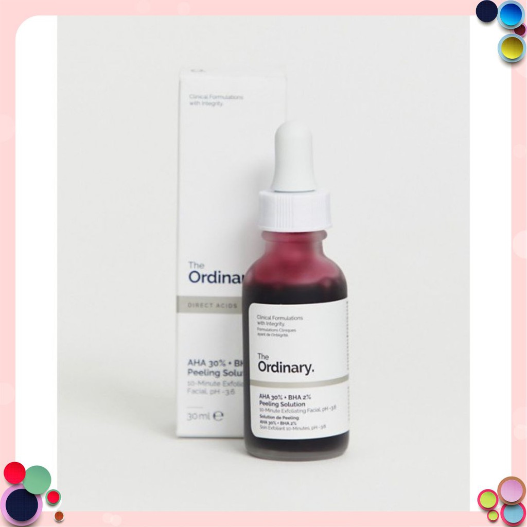 Tẩy Tế Bào Chết Mặt The Ordinary AHA 30% + BHA 2% Peeling Solution 30ml [SIÊU KHỦNG]