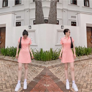 Đầm váy cổ polo  phong cách năng động - Polo Dress