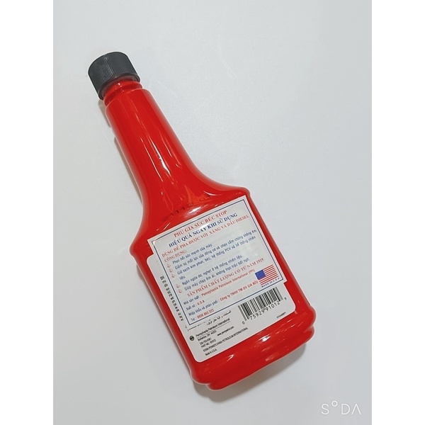 Chai phụ gia súc béc xăng STOP hàng nhập khẩu Mỹ 325ml, hiệu quả ngay lần đầu sử dụng