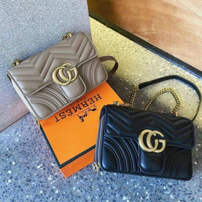 Túi đeo chéo nữ 2 khóa cao cấp thời trang