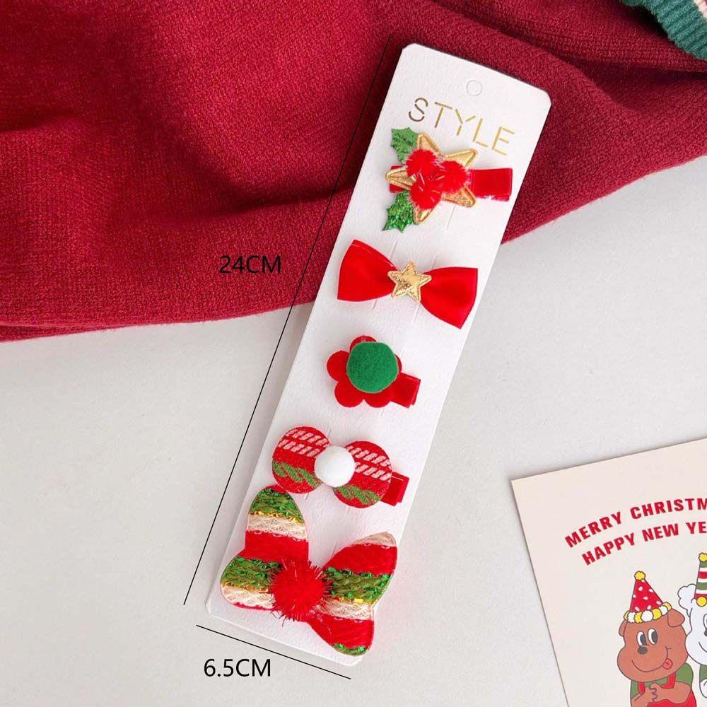Kẹp Tóc Hình Nón Giáng Sinh Dễ Thương