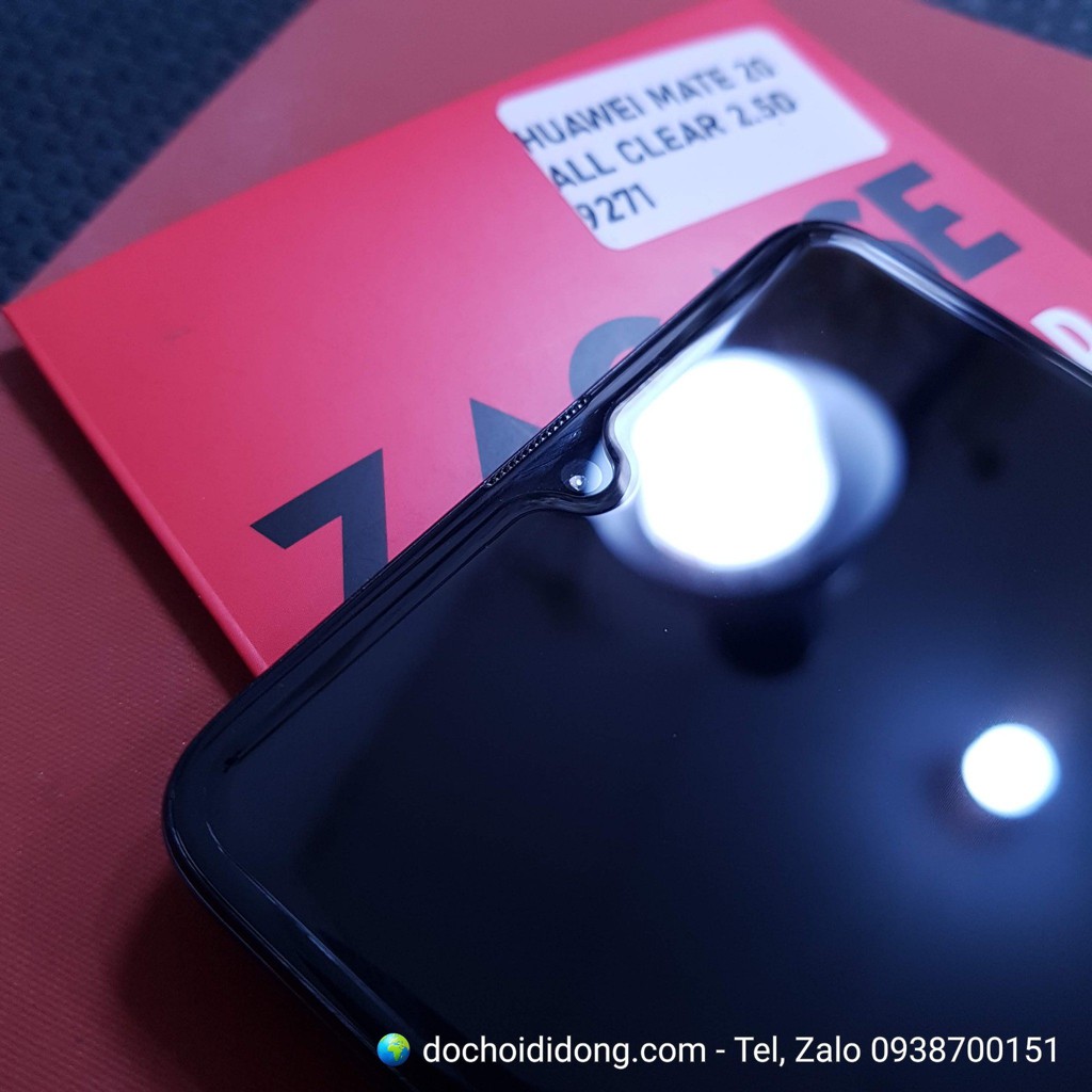 Miếng Dán Cường Lực Huawei Mate 20 Zacase All Clear True 2.5D