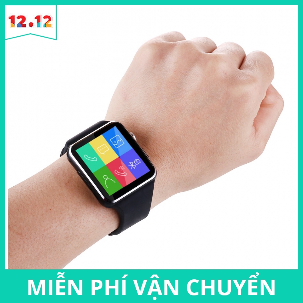 Đồng hồ thông minh màn hình cong smartwatch X6 hỗ trợ sim và thẻ nhớ