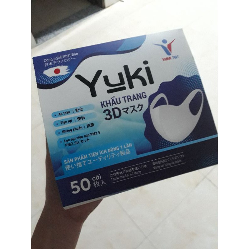 khẩu trang 3d mask yuki