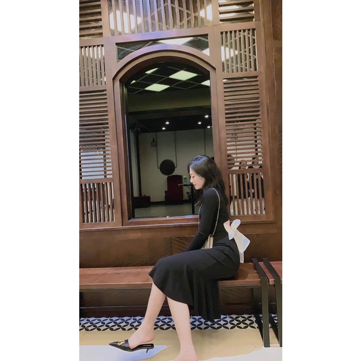 ĐẦM BODY NƠ LƯNG ĐUÔI CÁ