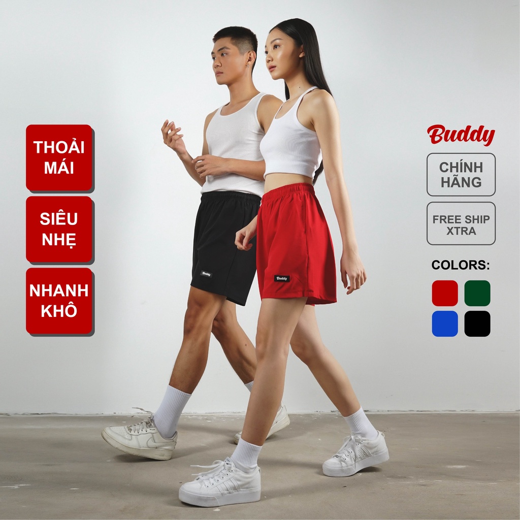 [CHÍNH HÃNG] Quần short nam nữ vải dù đa năng mỏng nhẹ - thoáng mát - nhanh khô