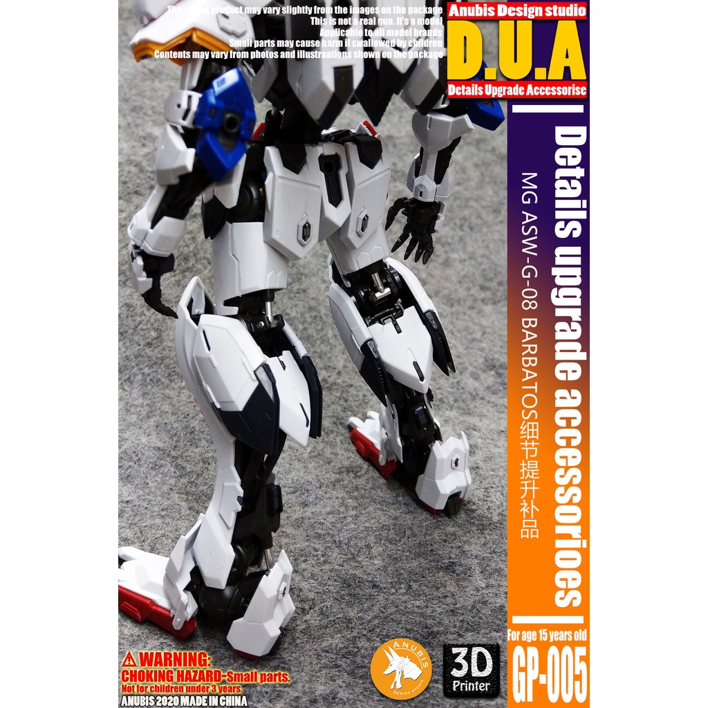 Phụ kiện mod ANUBIS - Chi tiết nhựa mô hình in 3D cho MG 1/100 IBO BARBATOS