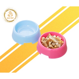 (Riêu rẻ) Bát Nhựa Đựng Thức Ăn Cho Chó Mèo 7x15.5x5.5cm