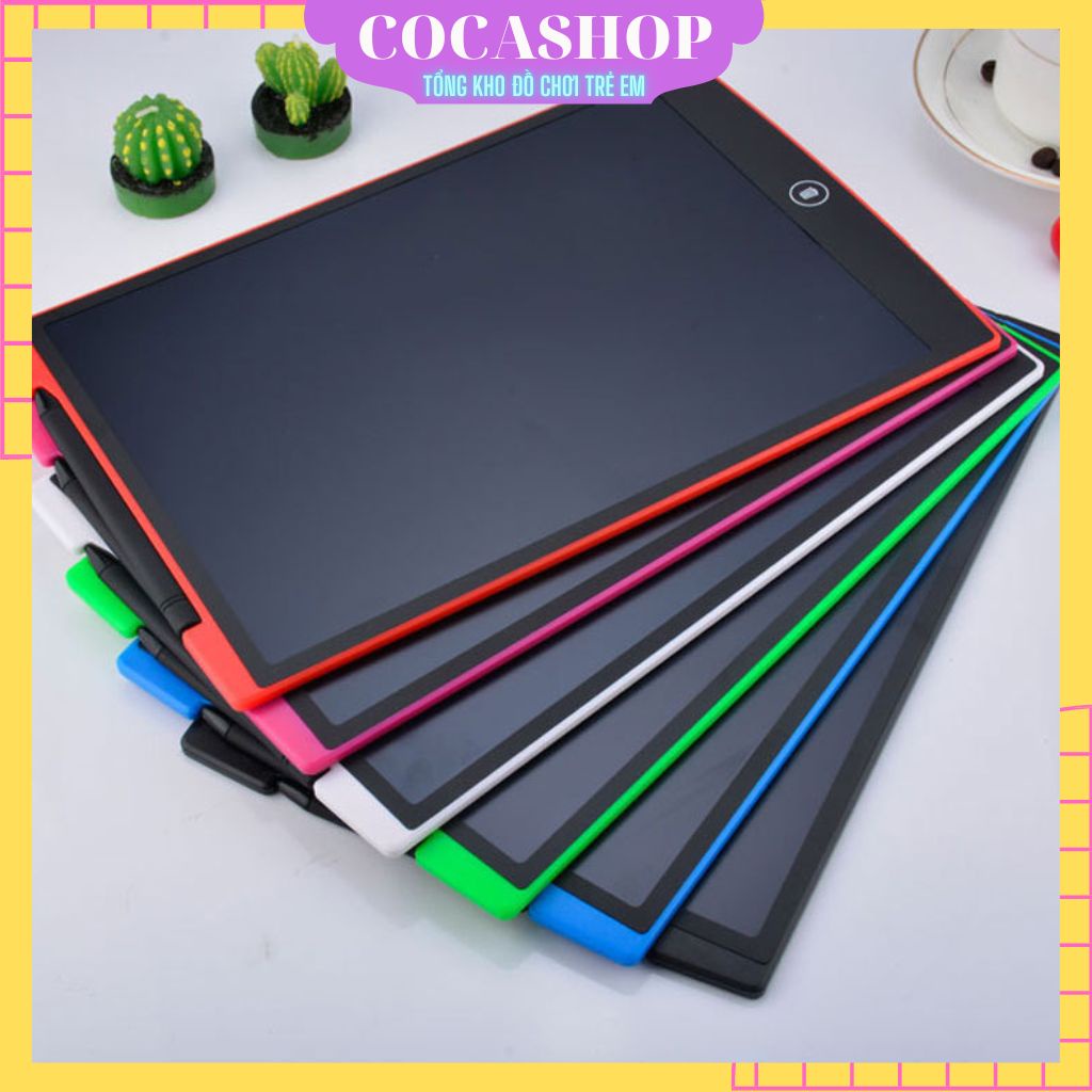 Bảng Viết Tự Xoá-Bảng Điện Tử LCD Thông Minh Tự Động Xóa Thúc Đẩy Tư Duy Sáng Tạo Cho Bé 8,5inch Đa Sắc