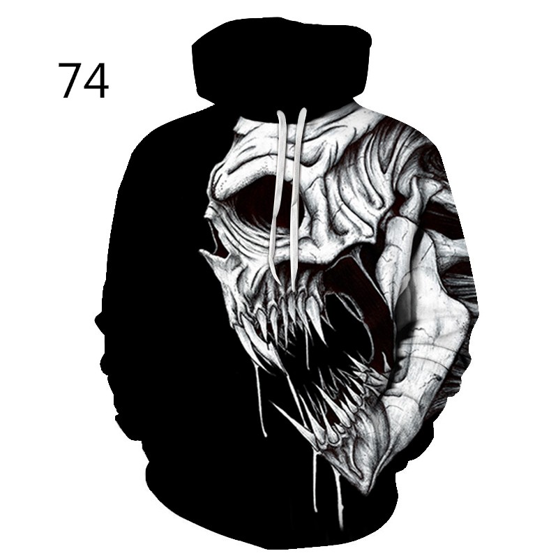 Áo Hoodie In Hình 3d Sáng Tạo Phong Cách Châu Âu