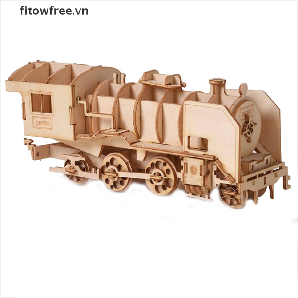 Mô hình lắp ráp phương tiện giao thông 3D bằng gỗ độc đáo sáng tạo