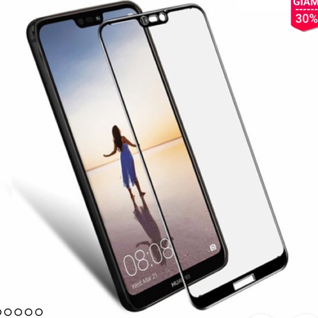 Dán full màn 5D xịn cho huawei Nova 3E