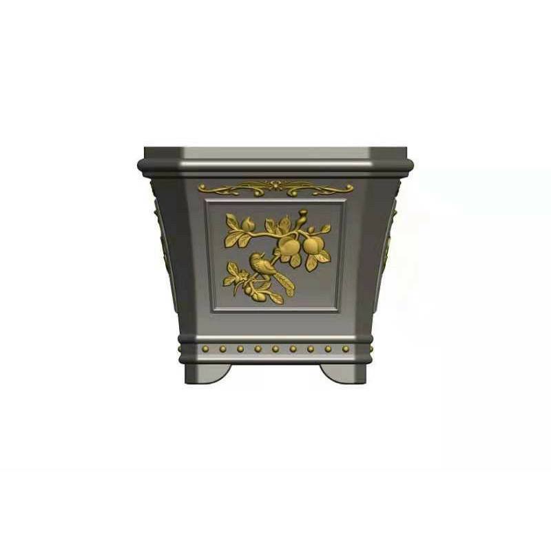 Khuôn đúc chậu cảnh nhựa ABS vuông 55 cao 50 cm