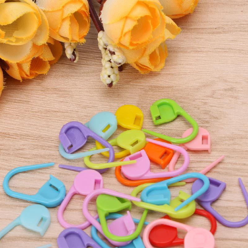 Set 20 Kim Băng Nhựa Nhiều Màu Dùng Đánh Dấu Đan Len Tiện Dụng