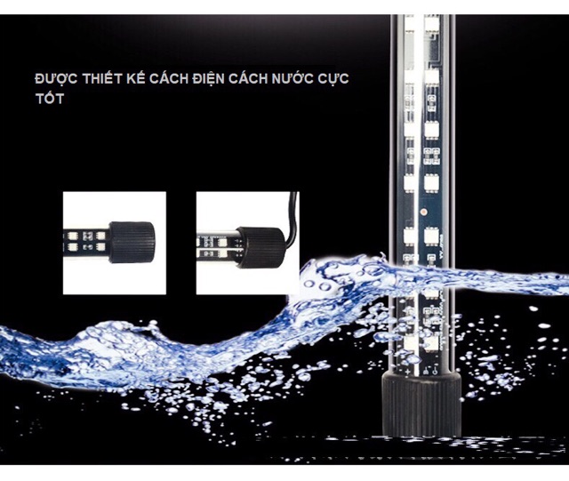 Đèn led remote đổi màu cho hồ cá 55cm-95cm