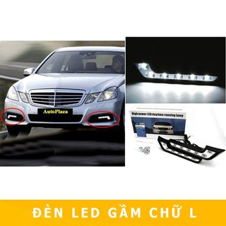 Đèn led daylight chữ l xe hơi ô tô , đèn led định vị ban ngày tăng sáng cao cấp