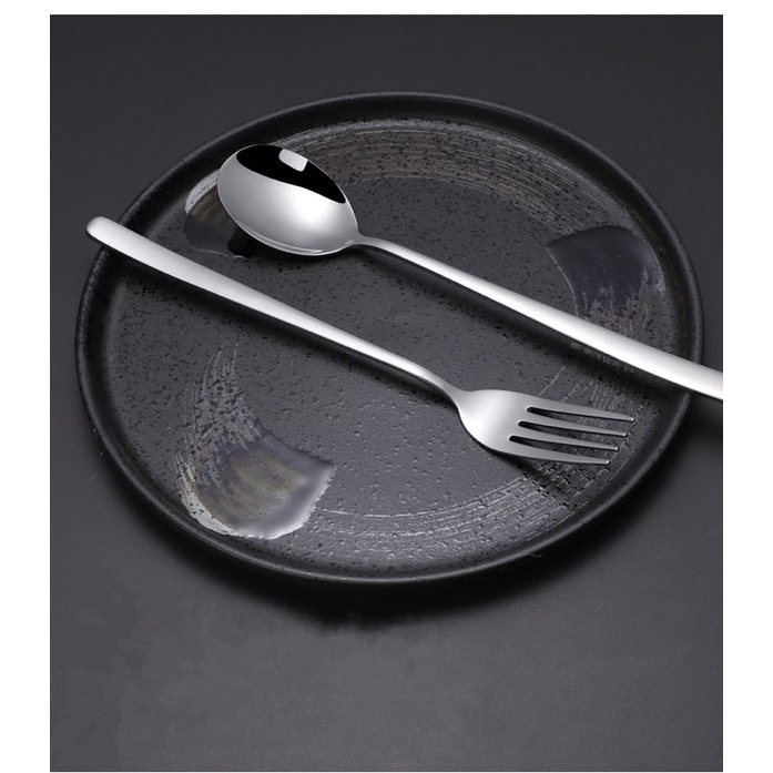 Bộ 2 Cái nĩa muỗng inox SU304 Cao cấp sang trọng