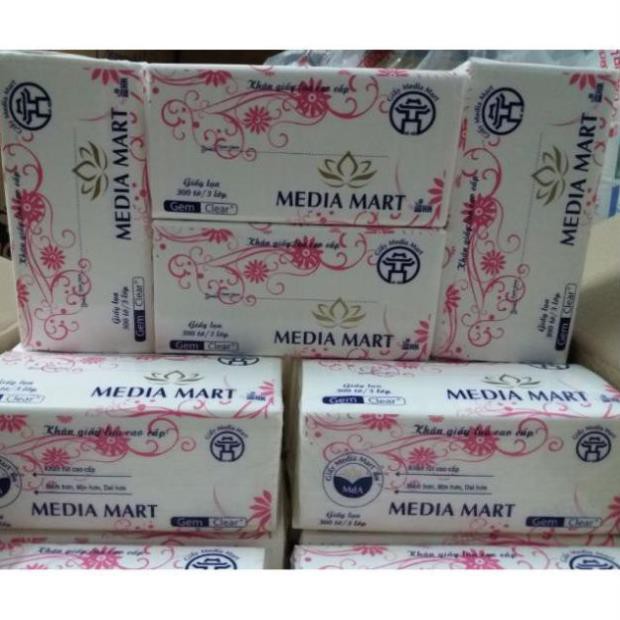 ♻️♻️ KHĂN GIẤY RÚT 3 LỚP MEDIA MART 300 TỜ ♻️♻️ .