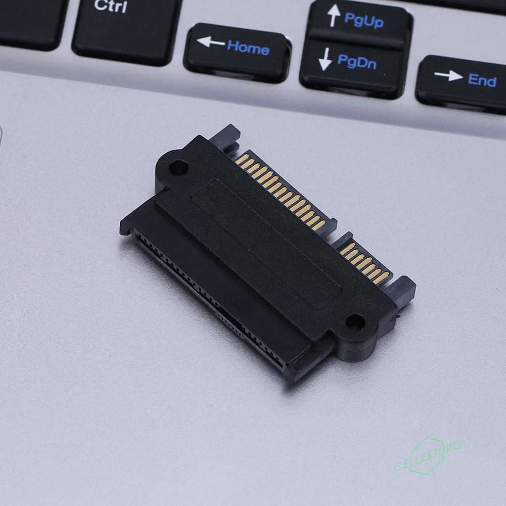 CS 5Gbps SFF 8482 SAS to SATA 180 Degree Angle Adapter Converter Straight Head