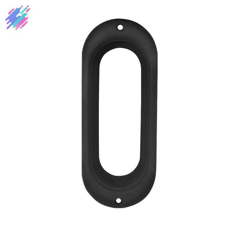 Vỏ bọc bảo vệ bằng silicon phối hai lỗ kèm dây đeo cổ dành cho vòng tay thông minh Xiaomi Mi Band 3/4