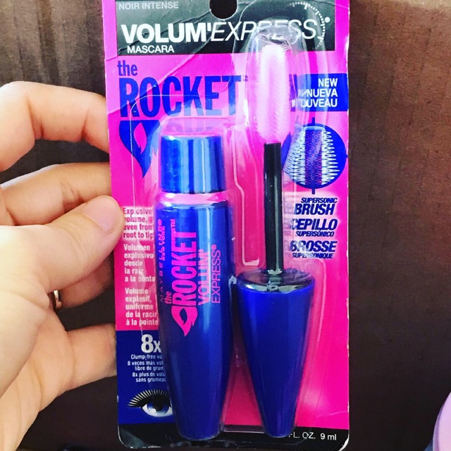 CHÍNH HÃNG Mascara Maybelline Volum Express The Rocket - hàng nhập Mỹ |  Shopee Việt Nam