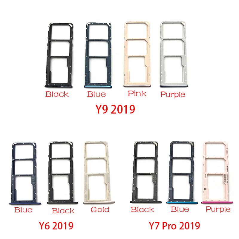 khay sim Huawei Y6 Y9 Y7 Pro 2019 Khay Đựng Thẻ Sim Điện Thoại Thay Thế Cho