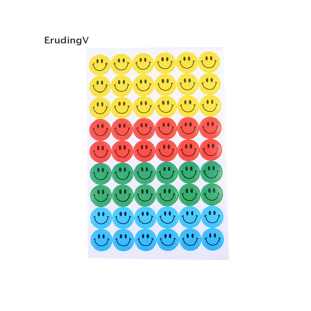 Bộ 10 Miếng Dán Hình Mặt Cười Emoji Dễ Thương Cho Bé