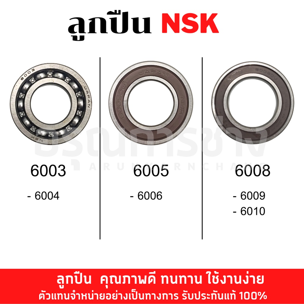 Vòng bi 6003-6004-6005-6006-6008-6009-6010 (NSK)