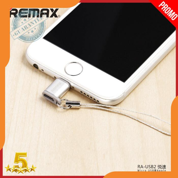 Remax Đầu Chuyển Đổi Otg Micro Usb Sang Apple Lightning / Adapter Ra Usb2 Ori