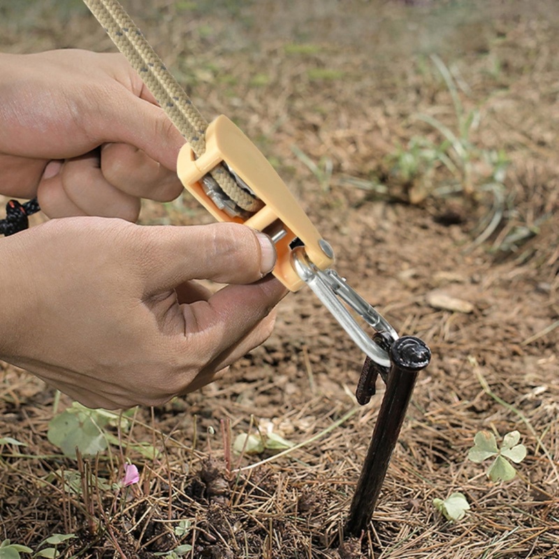 Ròng Rọc Có Thể Điều Chỉnh Dây Thừng Treo Bánh Cóc Cho w / Carabi