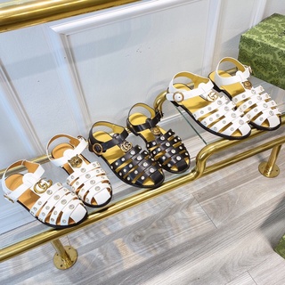Sandal rọ đan đính đá