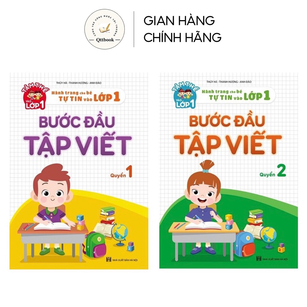 Sách - Vở tập viết (combo 2 quyển) - Bước đầu tập viết