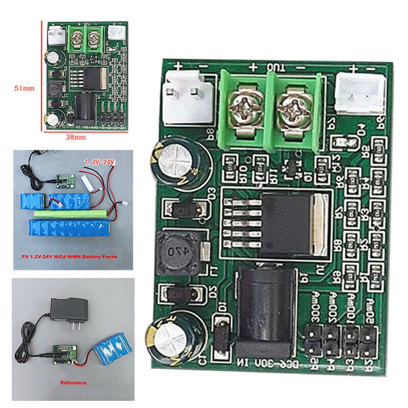 Bảng mạch sạc pin Ni-MH NiCd 1.2~24V 2.4 3.6 12V chuyên dụng