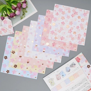 Giấy Xếp origami Hình Hoa Anh Đào 15x15cm