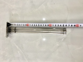 Móc áo dài 3 chia inox 304 - Móc đồ chia 3