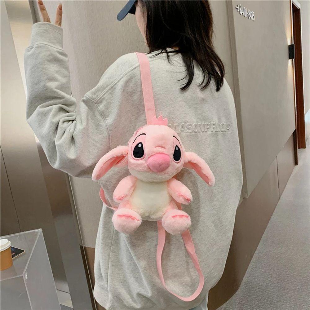 Ba Lô Hình Stitch Nhồi Bông Mềm Mại Dễ Thương Cho Học Sinh