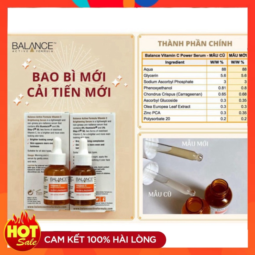 Serum mờ thâm sau mụn vitamin C Balance Active Formula 30ml | BigBuy360 - bigbuy360.vn