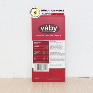 Bột nêm Củ Dền & Phô mai dành cho bé ăn dặm VABY Hộp 48g (6 gói x 8g) - Gia vị nêm và rắc dành cho bé từ 6 tháng tuổi