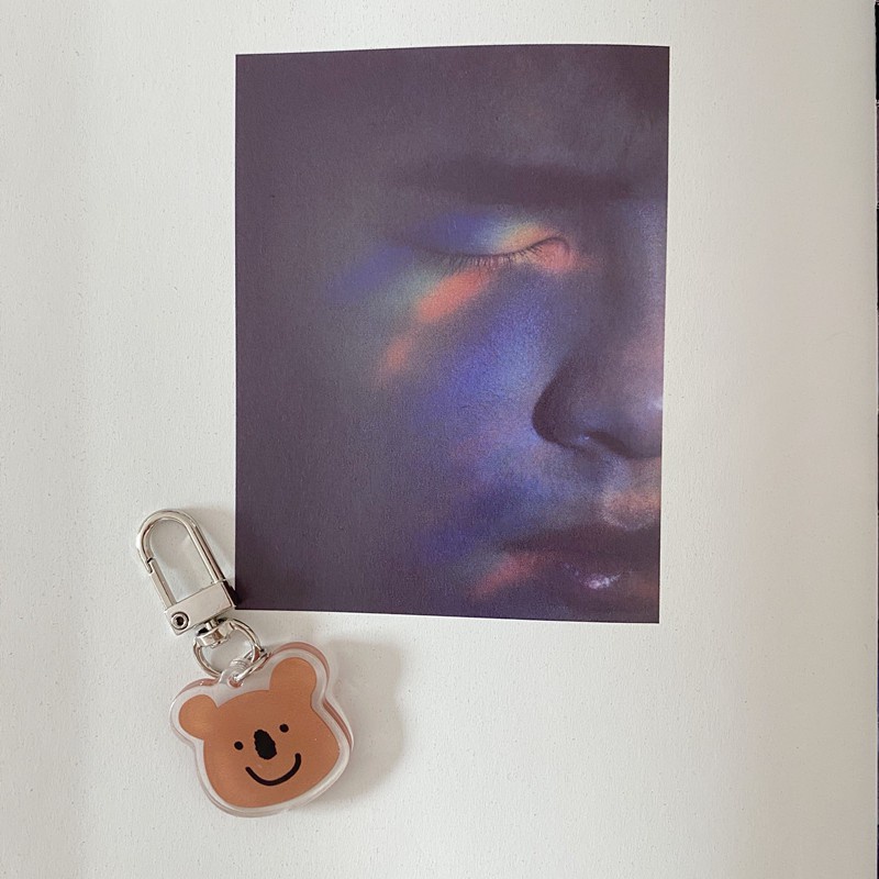 Móc khóa acrylic gấu dễ thương