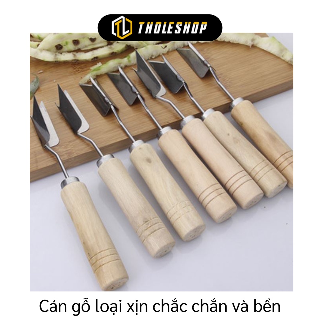 Dao Gọt Thơm - Dụng Cụ Gọt Mắt Thơm, Mắt Dứa Chữ V Siêu Nhanh, Tiết Kiệm Thời Gian 5816