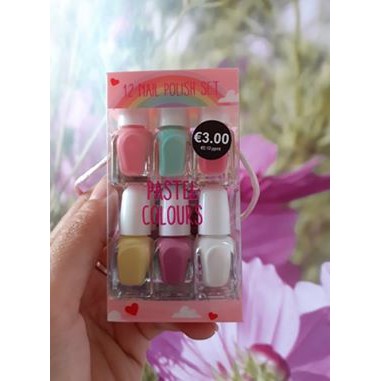 sơn móng tay cho bé yêu 12 nail polish set của Úc có bill