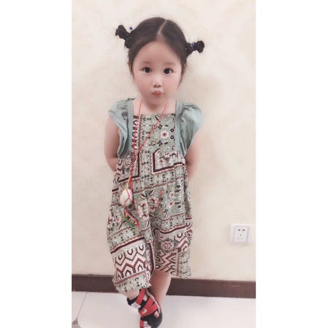 Combo váy thổ cẩm + sét xanh