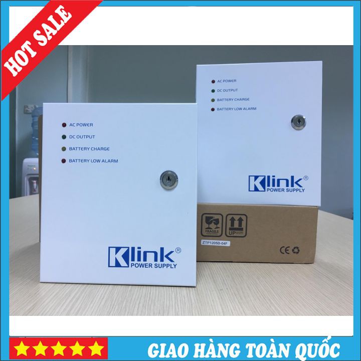 ♻️CHÍNH HÃNG♻️Bộ UPS Klink nguồn dự phòng sạc dự phòng tự động cho hệ thống camera giám sát an ninh 4 cam và đầu ghi.