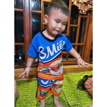 Bộ quần áo cho bé ngắn tay 10kg đến 27kg, bộ thun nam nữ in hình mì tôm chất cả nhà  cùng đẹp