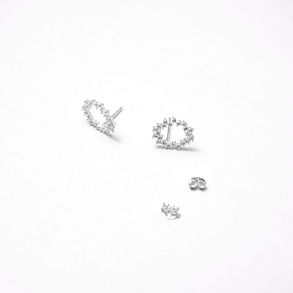 Bông tai bạc ATJ9085 kiểu dáng huyền thoại biển xanh ANTA Jewelry