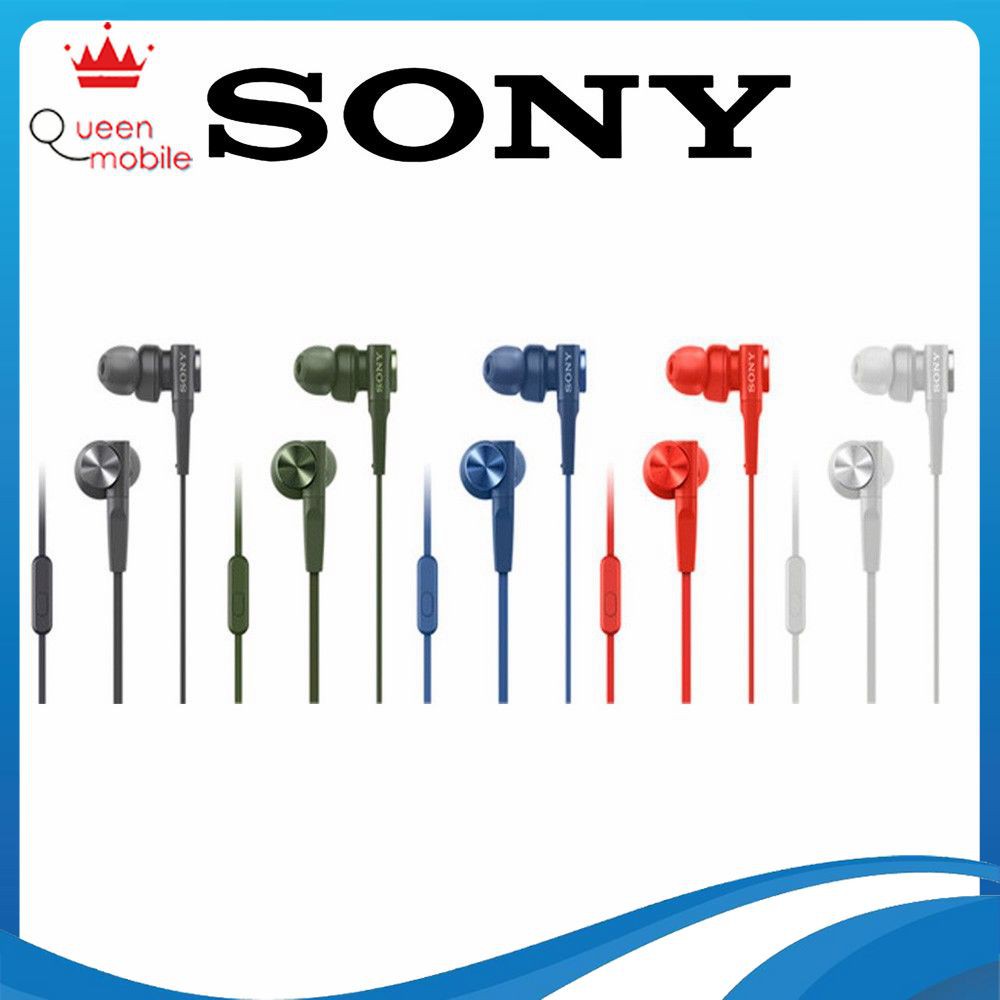 Tai nghe nhét tai Sony Extra Bass có mic MDR-XB55AP - Hàng chính hãng