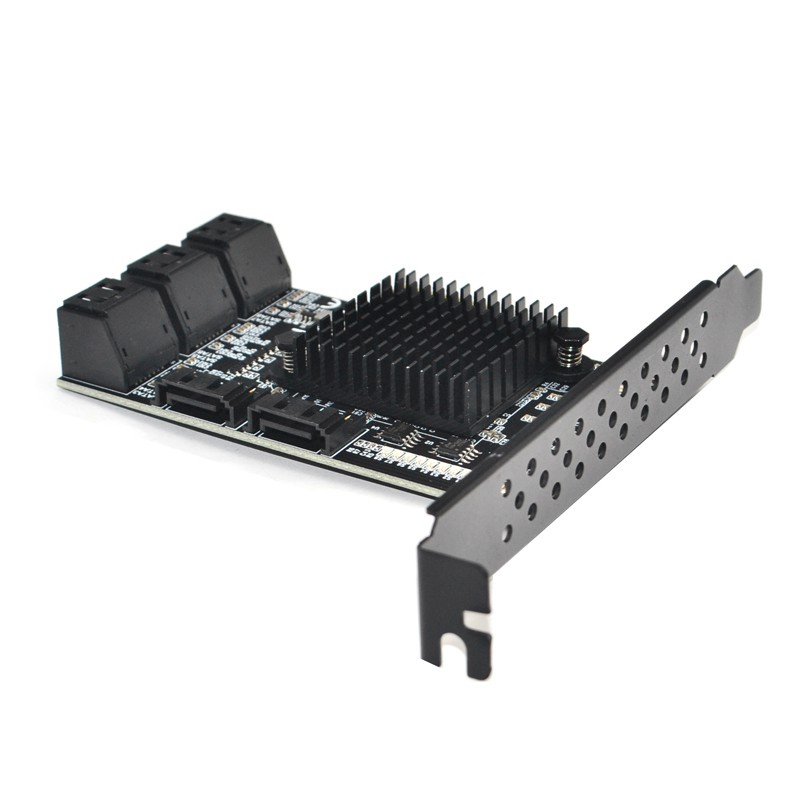 Card Đồ Họa 88se9215 Mở Rộng 8 Cổng 3.0 Sang Pcie Sata 3v Tiện Dụng