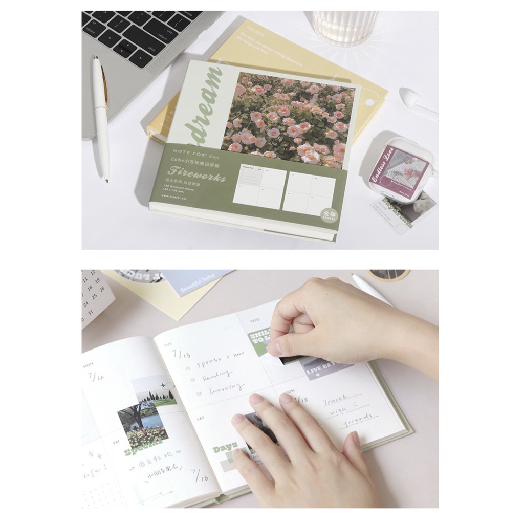 Sổ planner NOTE FOR CUBE