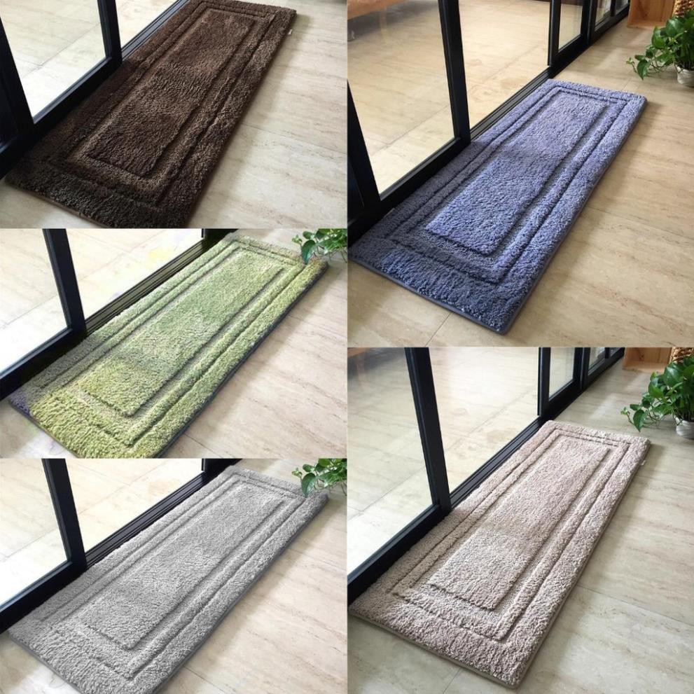 THẢM CHÙI CHÂN LÔNG LEN DÀY, CHỐNG TRƠN TRƯỢT HÀNG CAO CẤP SIZE 40 X 60CM, 45 X1,2M DÀY ĐẸP
